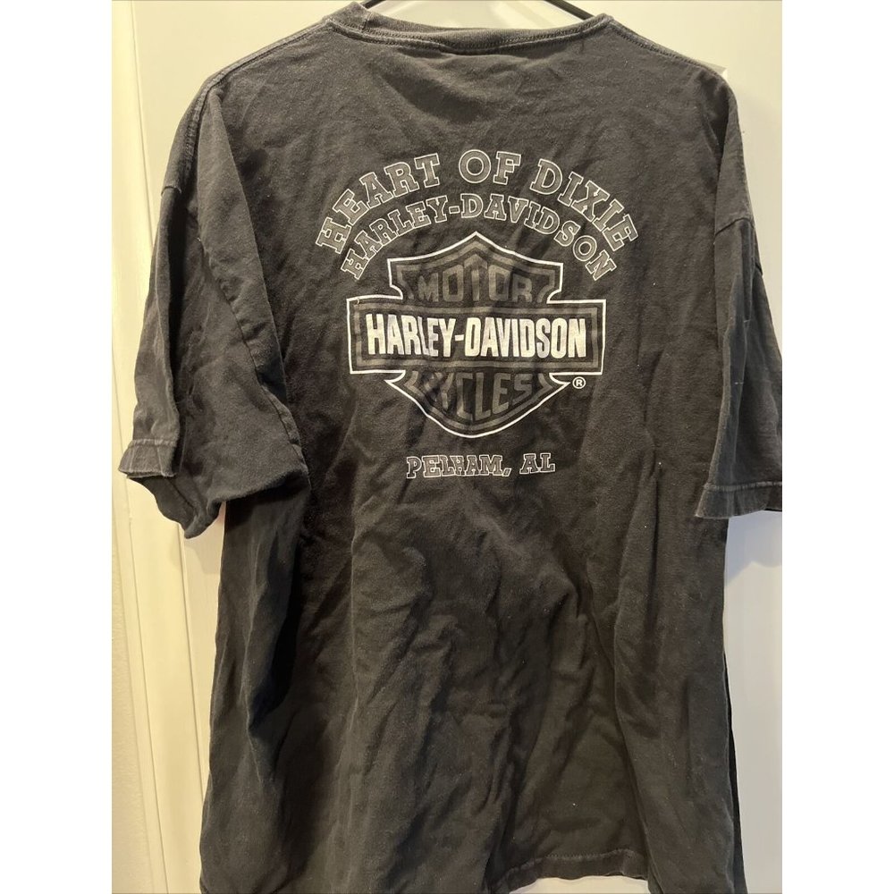 Vintage Harley Davidson Heart of Dixie Pelham Alabama T-shirt Men’s Size 2X